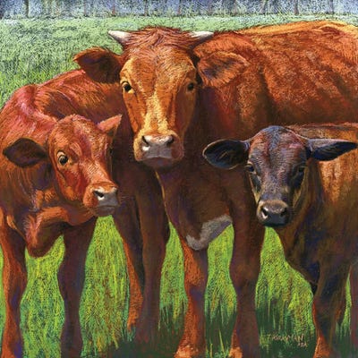Out Standing In Her Field by Rita Kirkman gallery poster