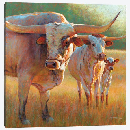 A Texas Tradition Canvas Print #RKK7} by Rita Kirkman Canvas Artwork