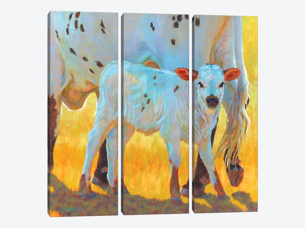 The Quiet Side Of White by Rita Kirkman 3-piece Canvas Art