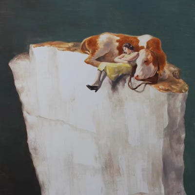 Inseperable by Rudolf Kosow framed canvas print