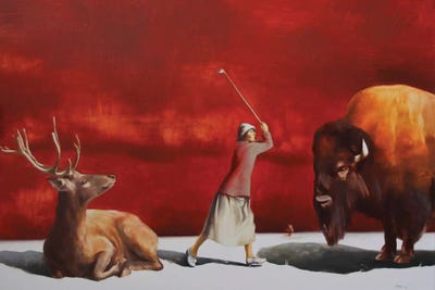 Protectress III by Rudolf Kosow canvas print