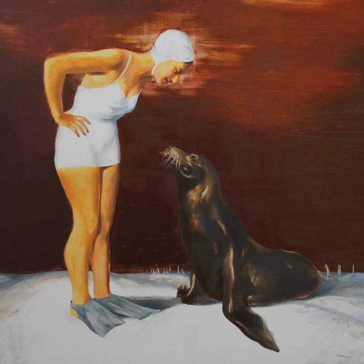 Stranger by Rudolf Kosow wall art