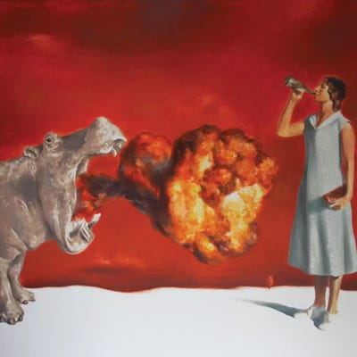 Thirst by Rudolf Kosow art print