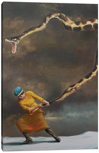 Victress Canvas Art Print - Rudolf Kosow