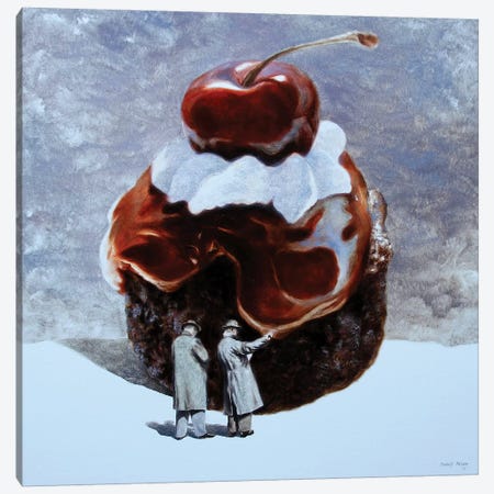 Cake Incident Canvas Print #RKO42} by Rudolf Kosow Canvas Art Print