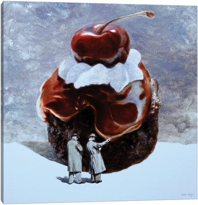 Cake Incident Canvas Art Print - Rudolf Kosow