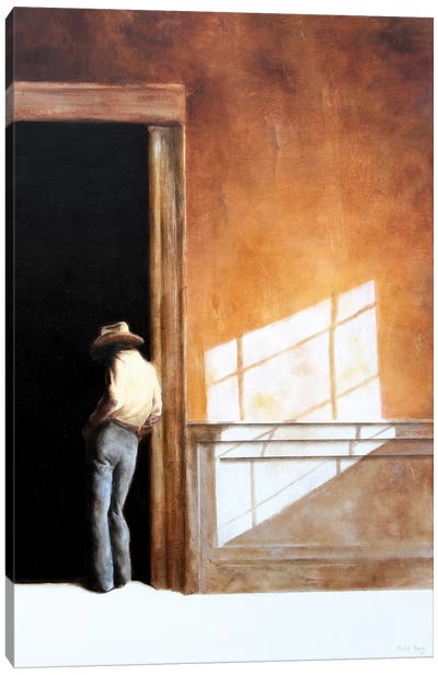 Uncertain Canvas Art Print - Cowboy & Cowgirl Art