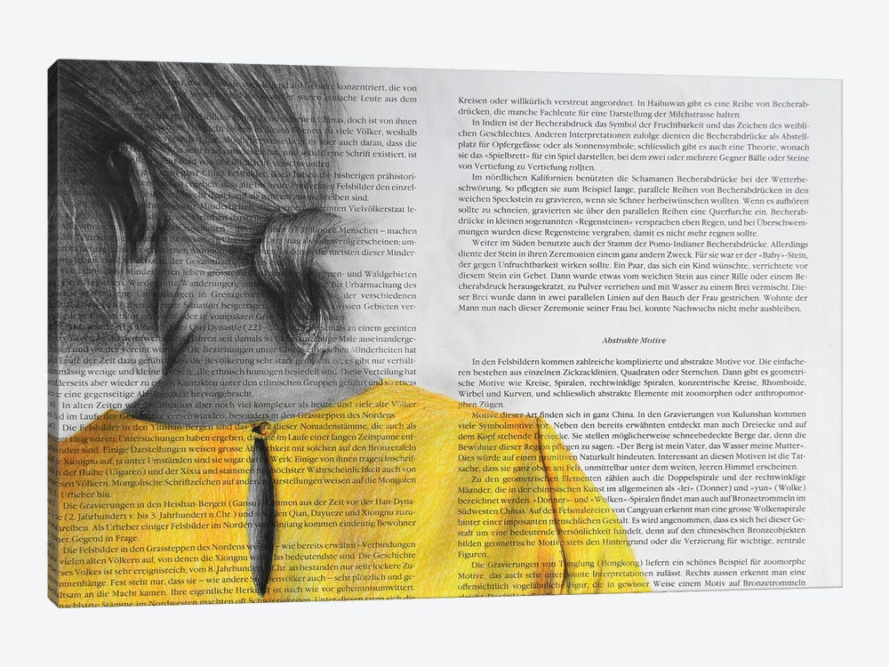 Yellow Blouse by Rudolf Kosow 1-piece Canvas Print