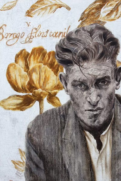 Desperate Mr. D by Rudolf Kosow framed canvas print