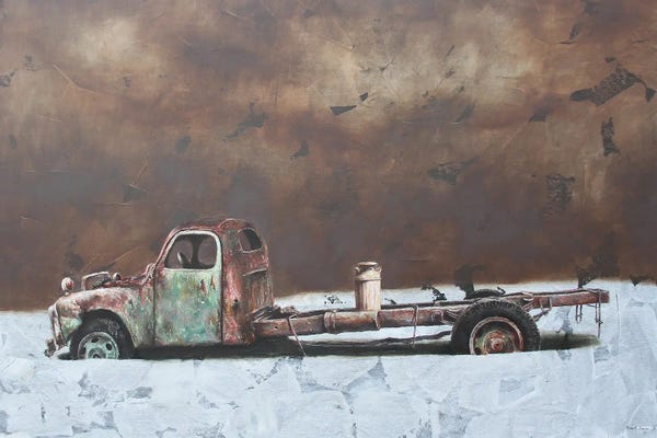Trucks: Old Milk Truck by Rudolf Kosow
