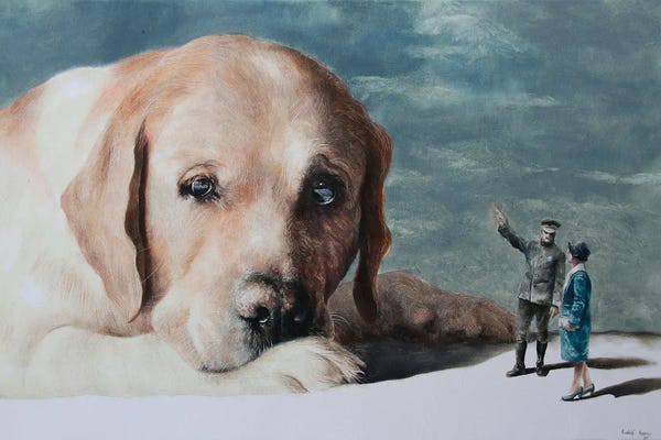 Labrador Retrievers: Vagabond by Rudolf Kosow