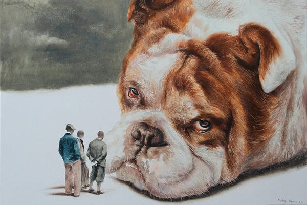 American Bulldogs: Gloomy by Rudolf Kosow