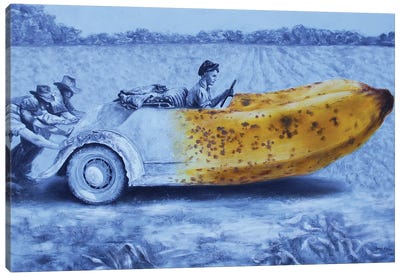 Dreamers Canvas Art Print - Banana Art