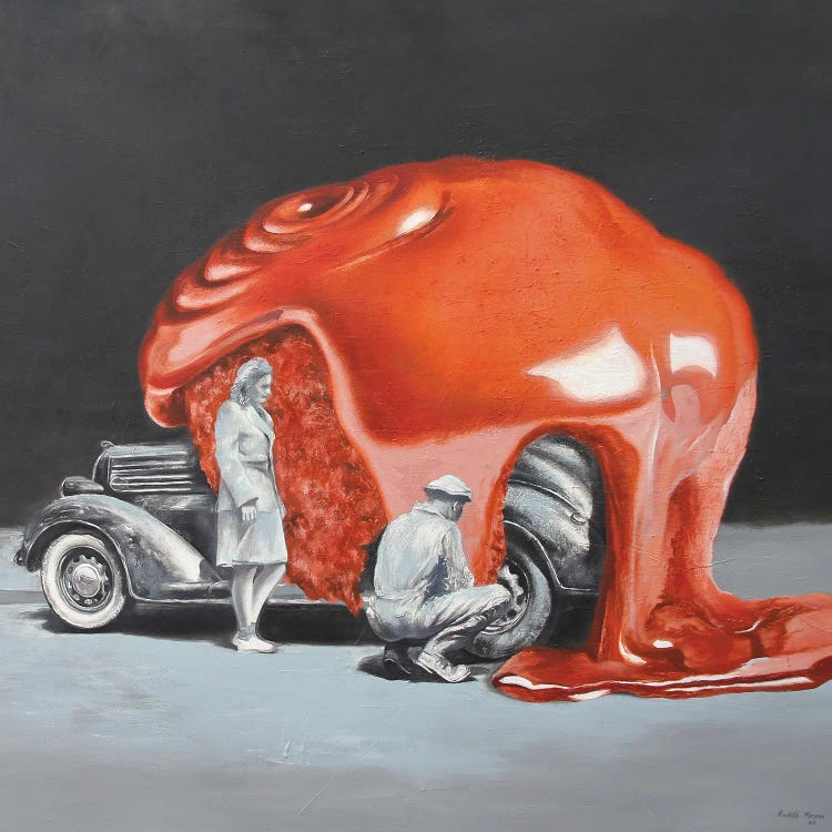 Inexplicably by Rudolf Kosow wall art