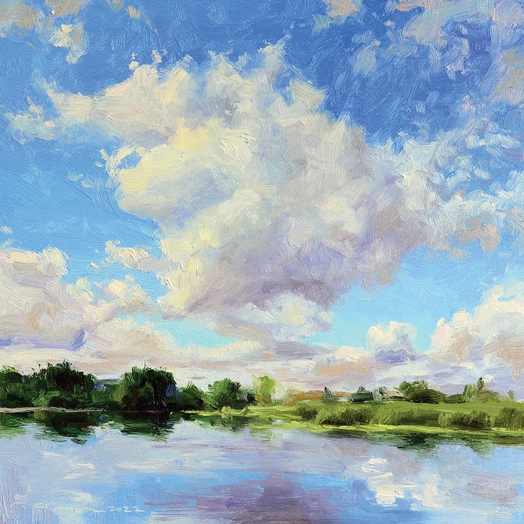 Under The White Clouds by Ruslan Kiprych wall art