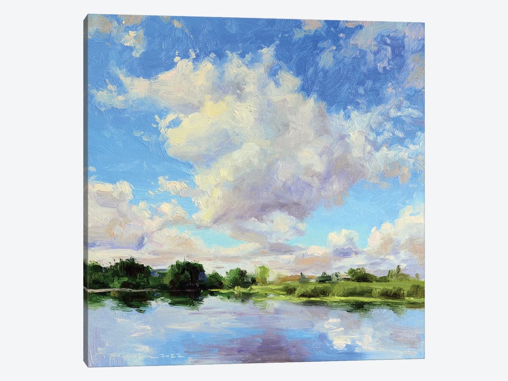 Under The White Clouds by Ruslan Kiprych 1-piece Canvas Art Print