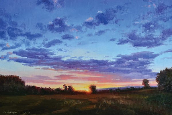 Ruslan Kiprych: Dawn With Clouds by Ruslan Kiprych