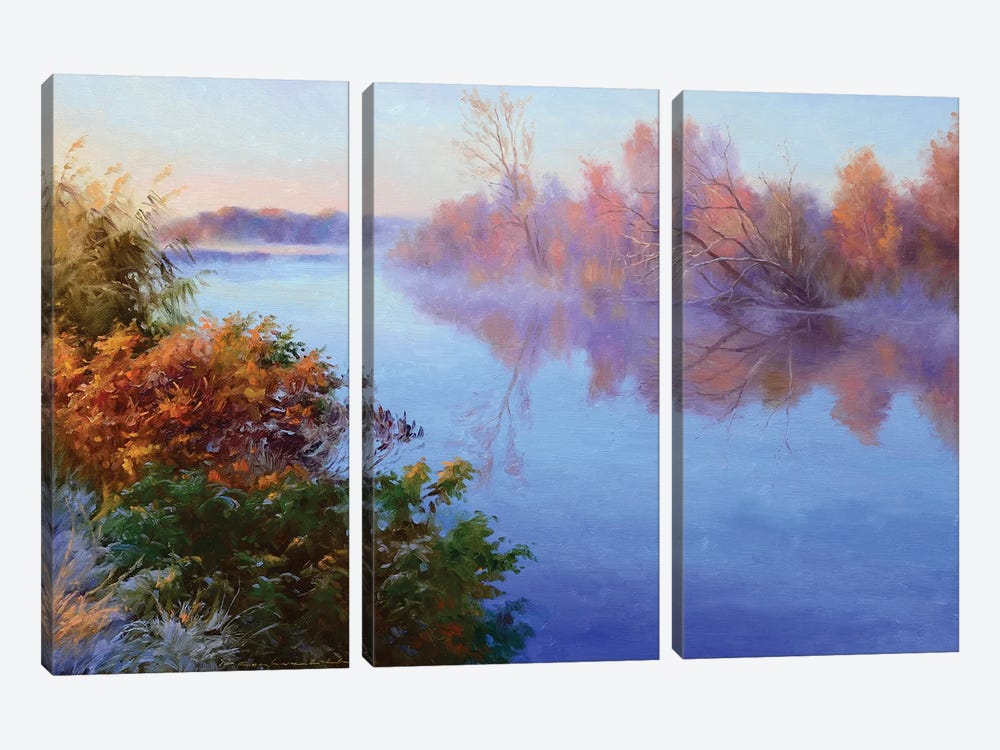 In The Arms Of October by Ruslan Kiprych 3-piece Canvas Print