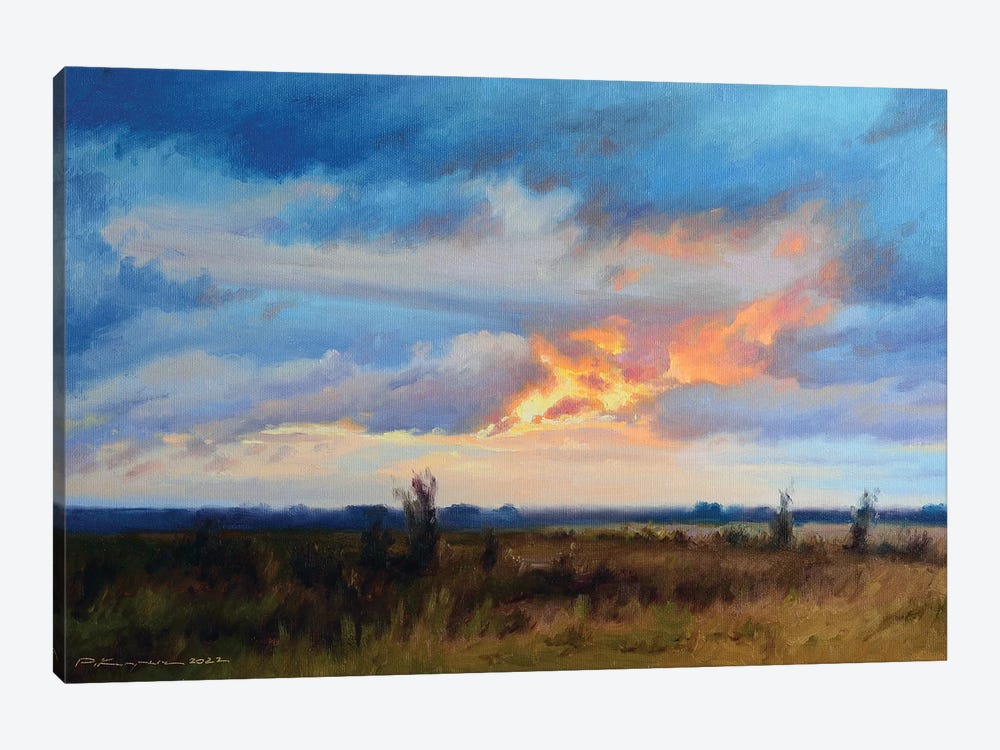 Flame Of Dawn by Ruslan Kiprych 1-piece Canvas Artwork