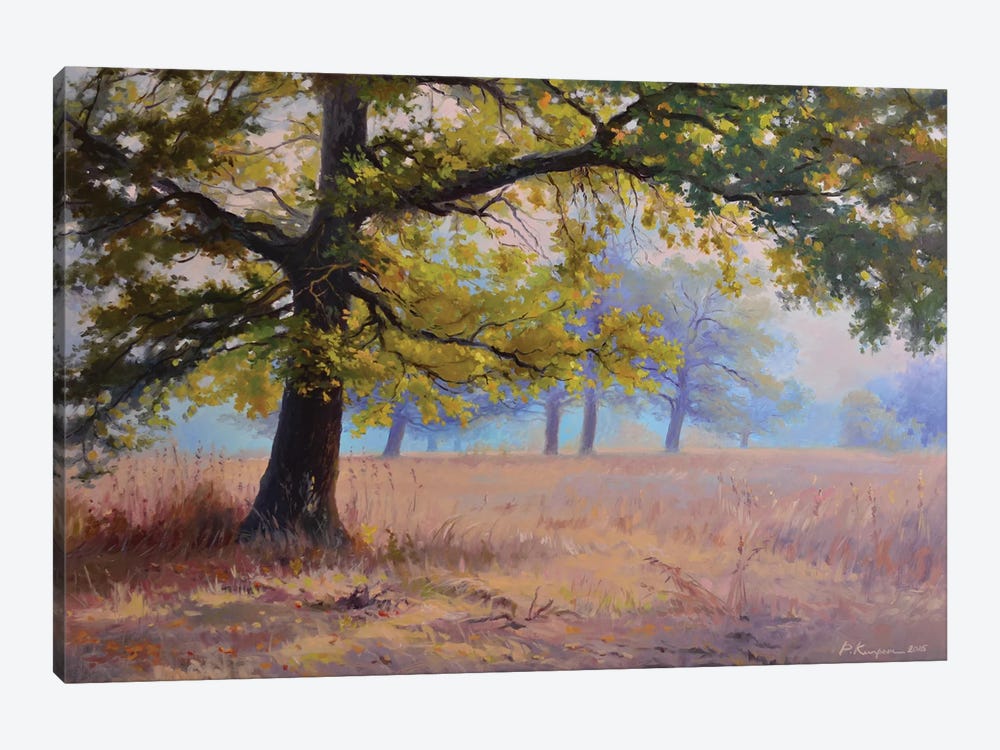 Autumn In An Oak Grove by Ruslan Kiprych 1-piece Canvas Art