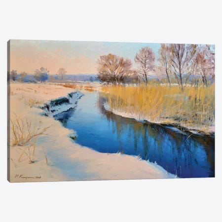 In Winter, By The River Canvas Print #RKP2} by Ruslan Kiprych Canvas Print