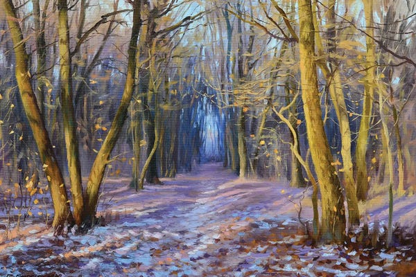 Ruslan Kiprych: November In The Park by Ruslan Kiprych