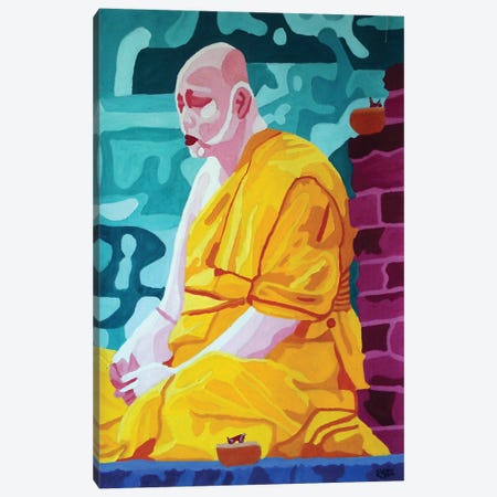 Meditation Canvas Print #RKS11} by Randall Steinke Canvas Art