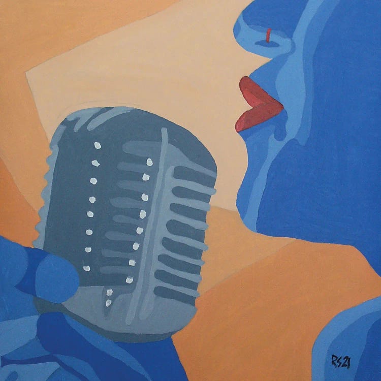 Singer by Randall Steinke wall art