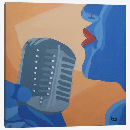 Singer Canvas Print #RKS18} by Randall Steinke Canvas Art