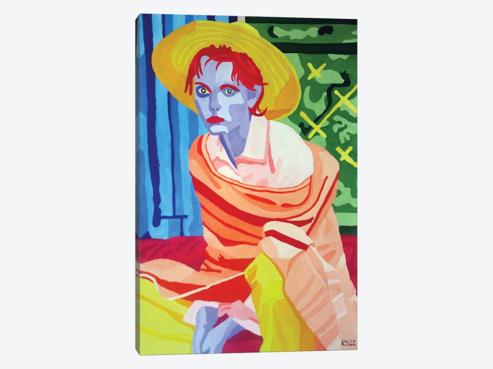 Sitting Woman by Randall Steinke 1-piece Art Print
