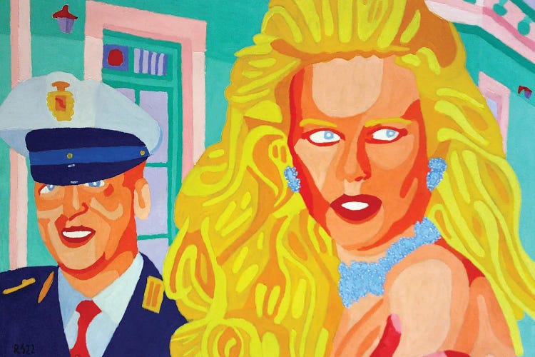 Blond Woman by Randall Steinke wall art
