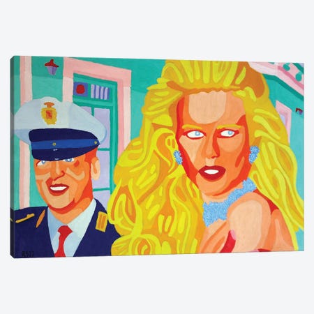 Blond Woman Canvas Print #RKS2} by Randall Steinke Canvas Art