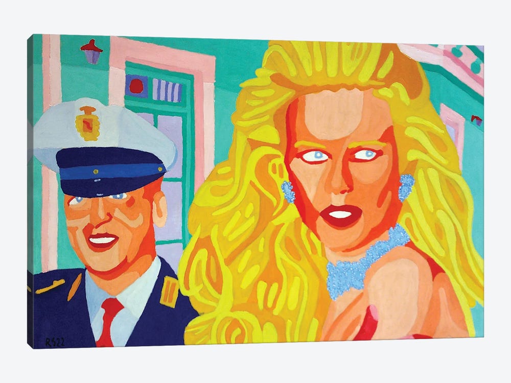 Blond Woman by Randall Steinke 1-piece Canvas Print