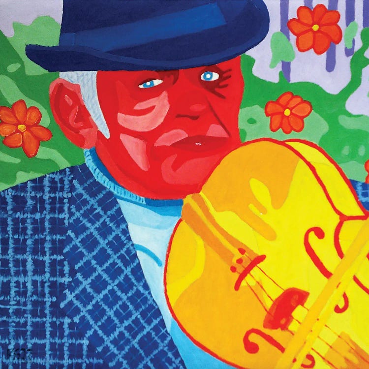 Fiddler by Randall Steinke wall art