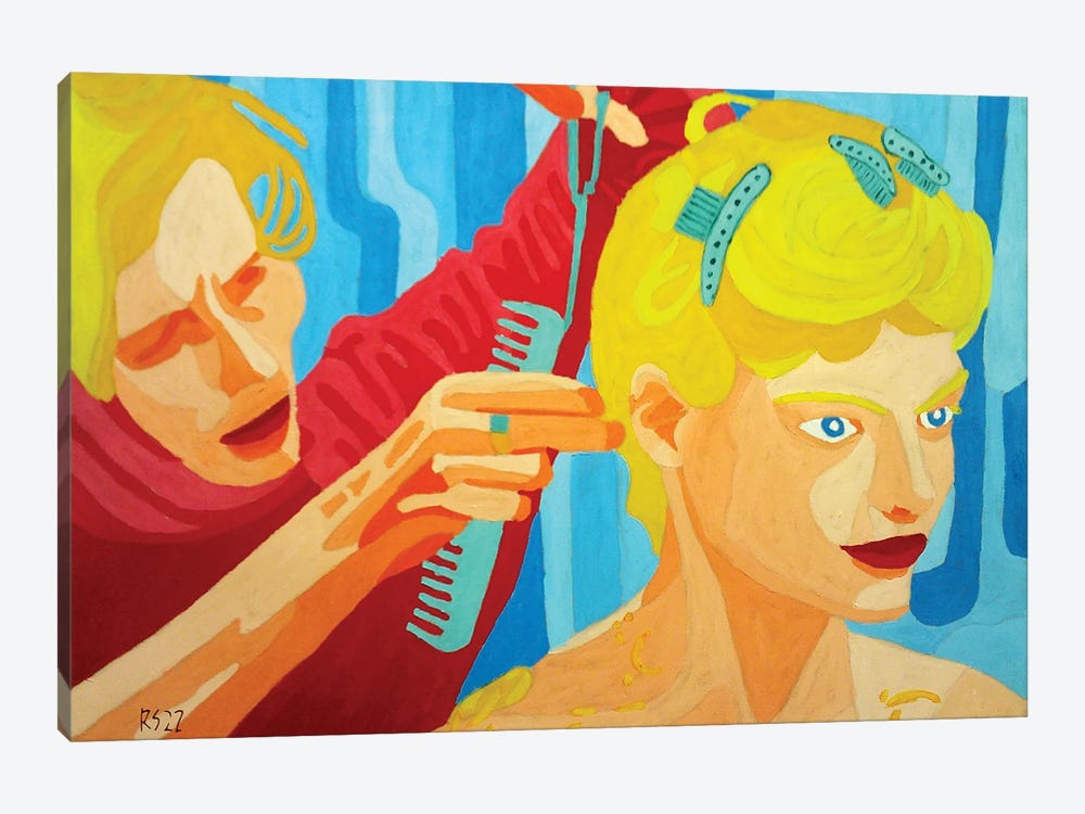 Haircut by Randall Steinke 1-piece Canvas Print
