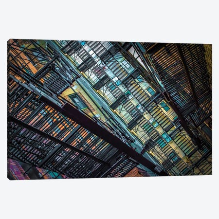 Alley Near Division And State Canvas Print #RKU10} by Raymond Kunst Canvas Art