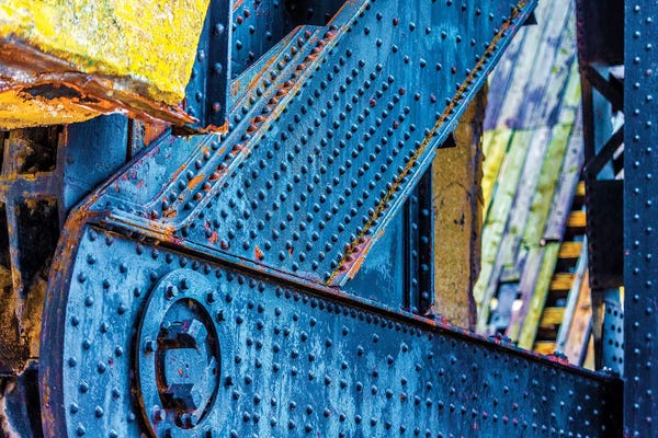 Raymond Kunst: Bridge Chicago River South Branch by Raymond Kunst