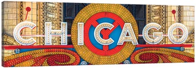 Chicago Theater Sign I Canvas Art Print