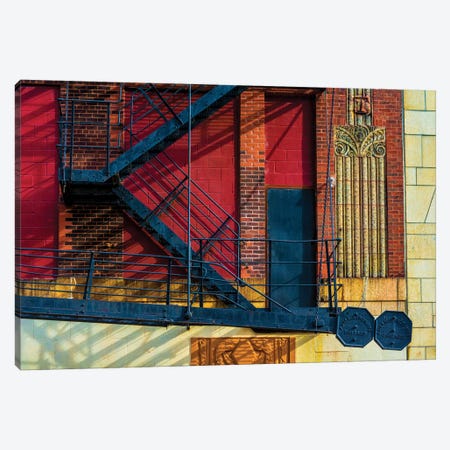 615 S. Wabash Ave. Parking Garage Canvas Print #RKU2} by Raymond Kunst Canvas Wall Art