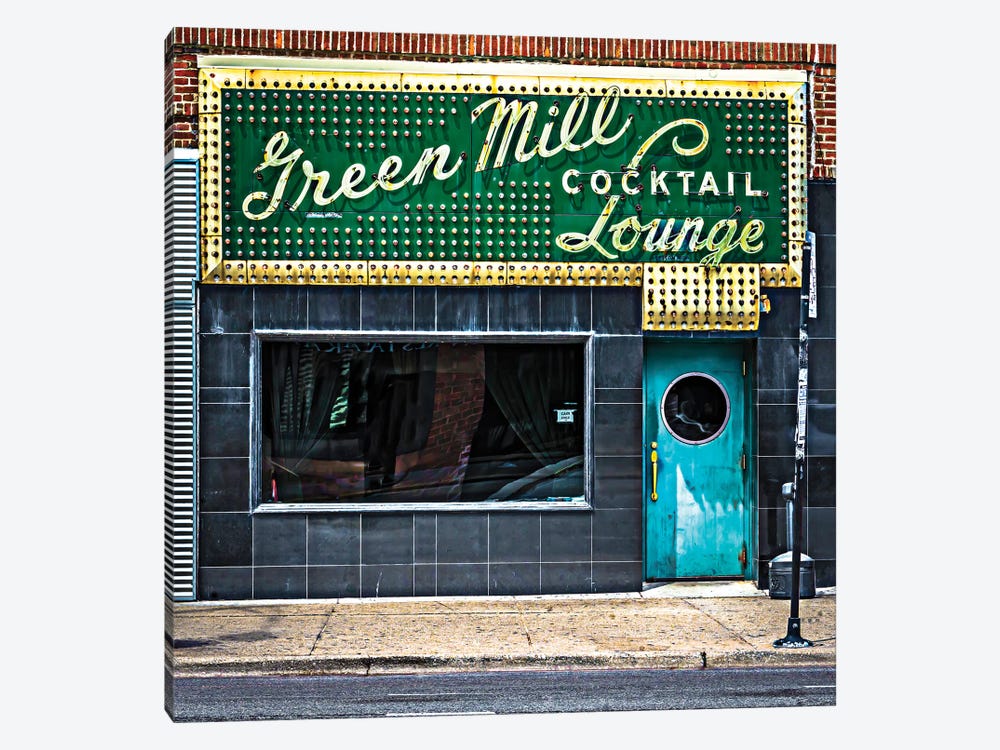 Green Mill Cocktail Lounge by Raymond Kunst 1-piece Canvas Artwork