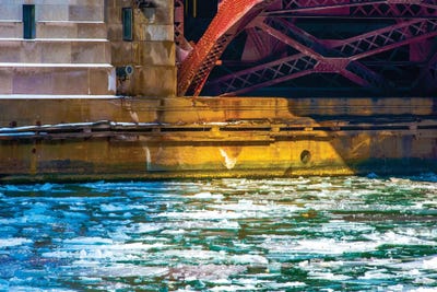 Irv Kupcinet Bridge by Raymond Kunst canvas print