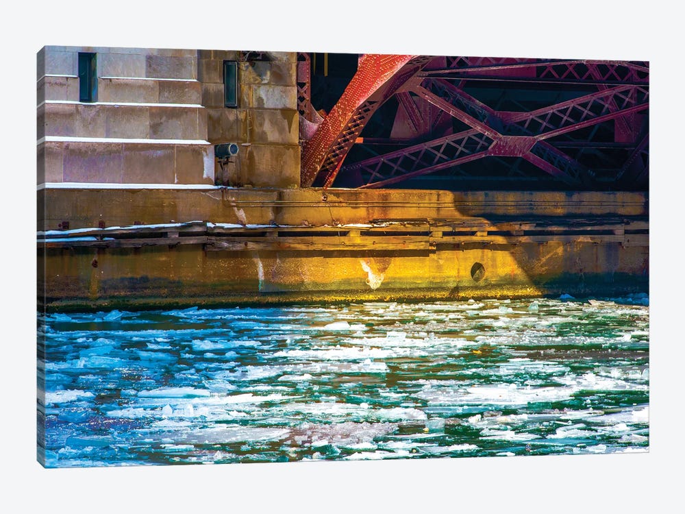 Irv Kupcinet Bridge by Raymond Kunst 1-piece Canvas Artwork
