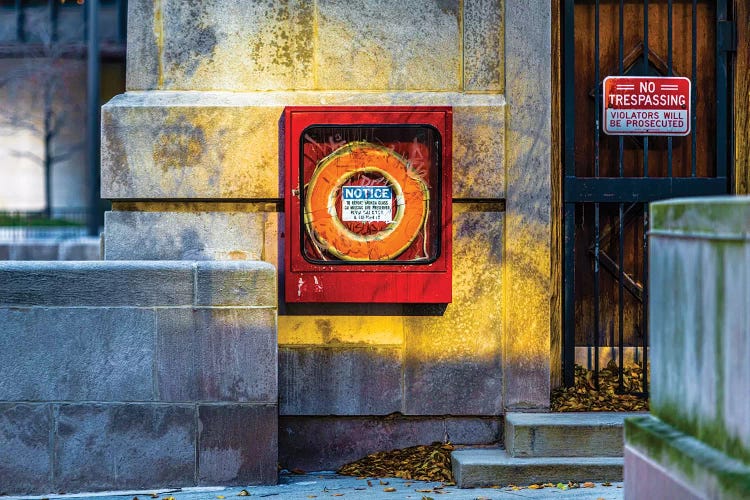 No Trespassing Wabash (Kupcinet) by Raymond Kunst wall art