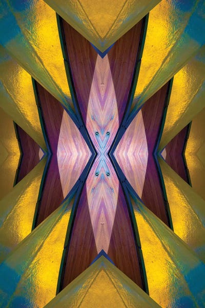 Pure Gold Lincoln Park Wood Pavilion I by Raymond Kunst canvas print