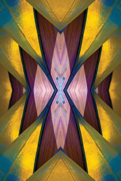 Pure Gold Lincoln Park Wood Pavilion I by Raymond Kunst wall art