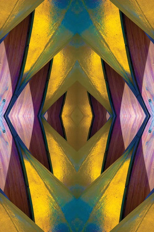 Pure Gold Lincoln Park Wood Pavilion II by Raymond Kunst canvas print