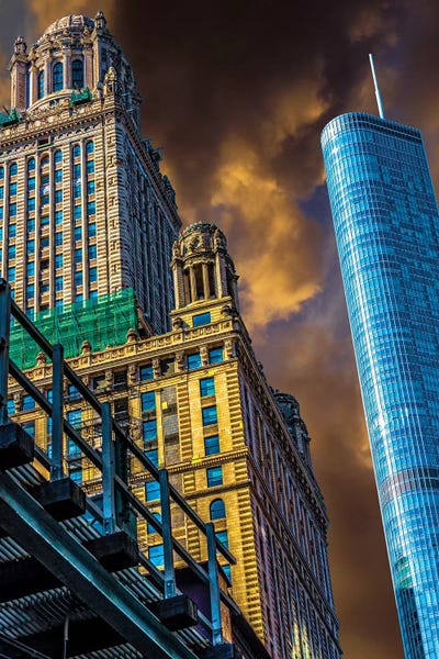 Trump Tower & Jewelers' Building by Raymond Kunst gallery poster