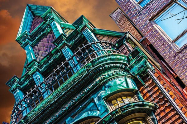 Raymond Kunst: Victorian On Dearborn And Goethe Chicago by Raymond Kunst