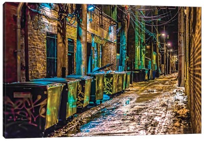 Alley In Uptown Canvas Art Print - Raymond Kunst