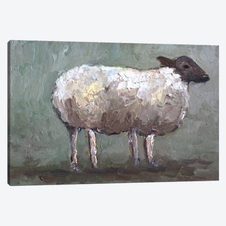 Lamb Canvas Print #RKY101} by Romana Khomyn Canvas Wall Art